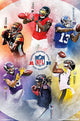 NFL Receivers 18 Poster Print - Rolled Poster