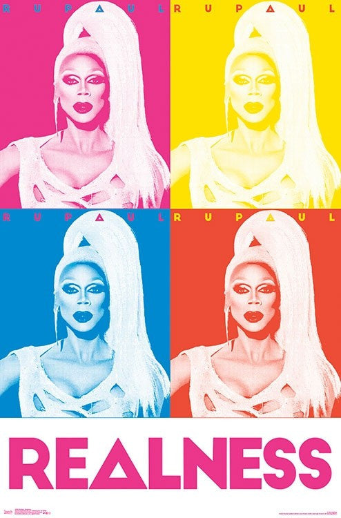 RuPaul Realness Poster Print - 22x34 Rolled Art