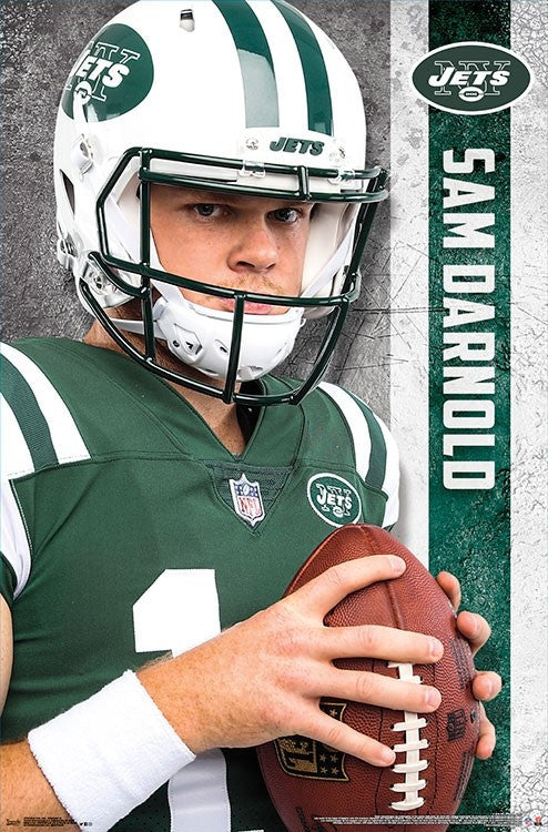 New York Jets - Sam Darnold Rolled Poster Print