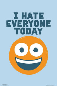 Hate Everyone Poster Print by David Olenick - 22x34