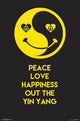Peace Love Happy Rolled Poster Print - 22x34