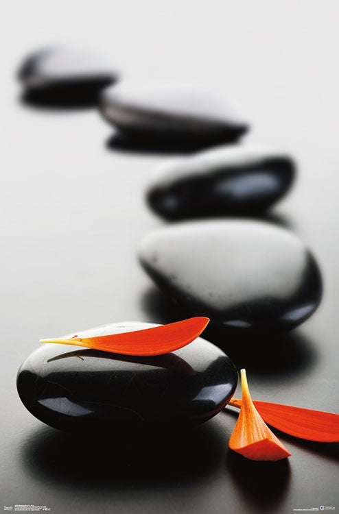 Massage Stones Red Poster Print - 22x34 | Posterazzi