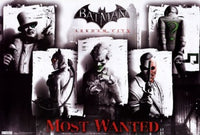 Batman Arkham City - Most Wanted Rolled Poster Print 36x24