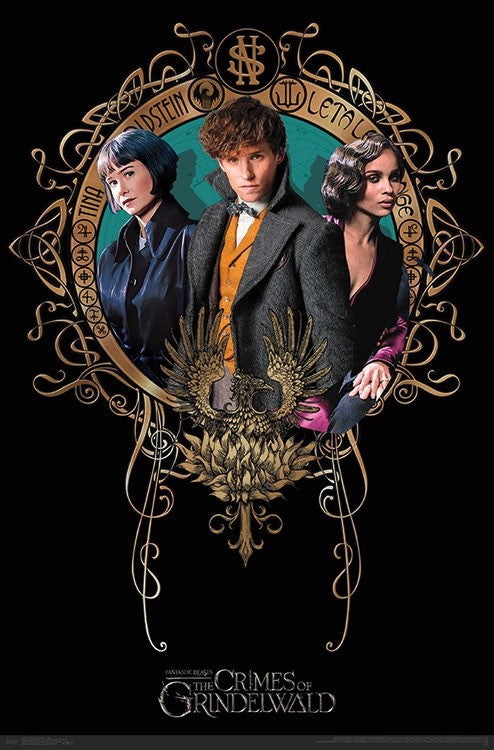 Fantastic Beasts 2 - Trio Rolled Poster Print (22x34)