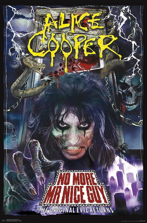 Alice Cooper No More Mr Nice Guy Poster Print 22x34