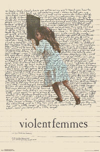 Violent Femmes Lyric Girl Tea Towel Poster Print 22x34
