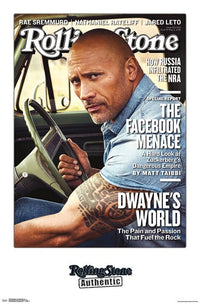 Rolling Stone Dwayne Johnson Poster Print 22x34