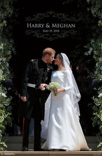 The Royal Wedding Poster Print - Harry and Meghan (22x34)