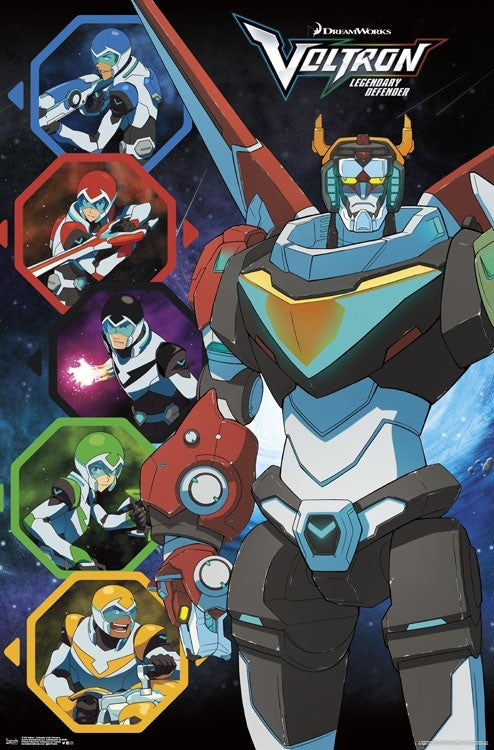 Voltron - Defender of the Universe Rolled Poster Print