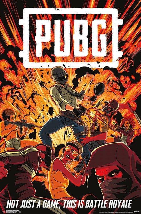 PlayerUnknown's Battlegrounds Boom Poster Print - 22x34