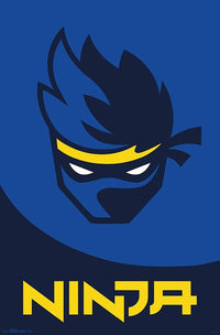 Ninja Logo Poster Print - Perfect for Home or Office Decor