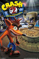 Crash Bandicoot 2 Key Art Poster Print featuring iconic video game character.