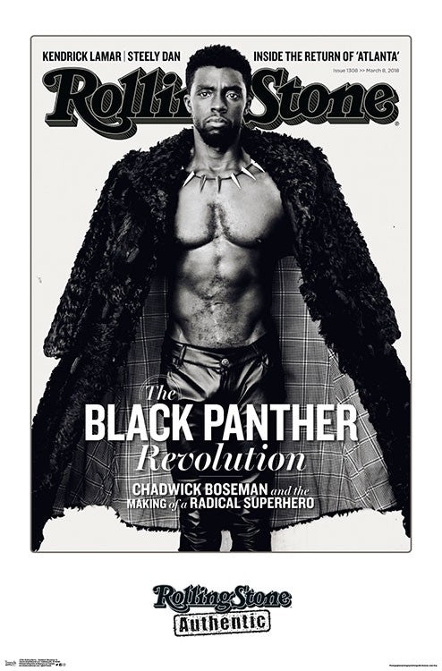 Rolling Stone Chadwick Boseman Poster Print 22 x 34