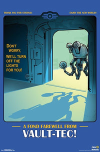 Fallout 76 - Fond Farewell Rolled Poster Print
