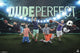 Dude Perfect group poster print showcasing the energetic team in vibrant colors.