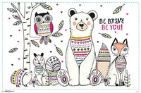 Be Brave Poster Print by Jessica Flick - 34x22