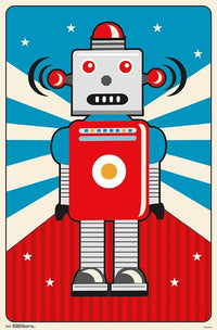 Robot Poster Print by Jessica Flick - 22x34