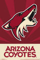 Arizona Coyotes Logo Poster Print (22x34) featuring vibrant team colors.