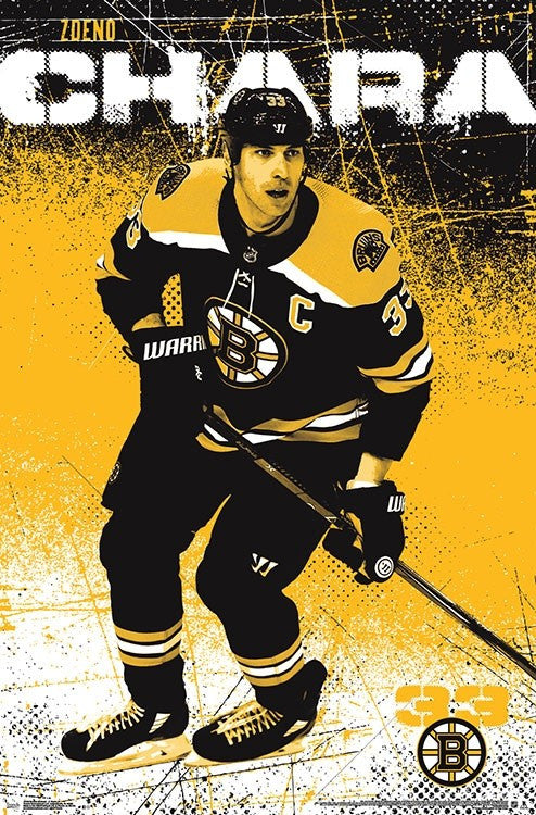 Zdeno Chara Boston Bruins Poster Print - 22x34