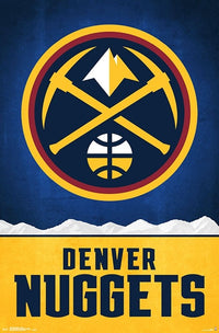 Denver Nuggets Logo Poster Print - 22x34 Rolled Art