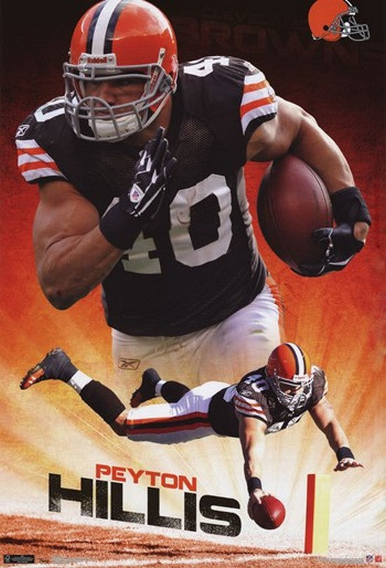 Cleveland Browns Peyton Hillis 2011 Poster Print