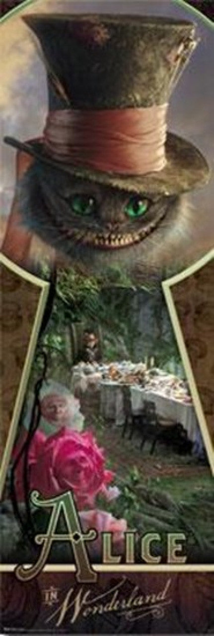 Alice in Wonderland Cheshire Cat Poster Print (21x62)