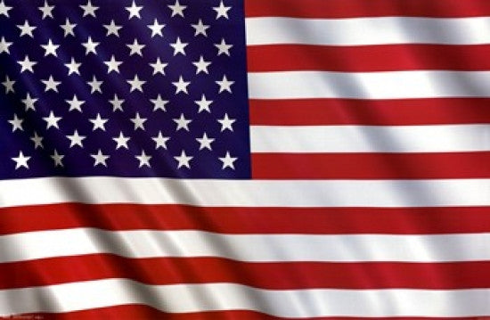 United States Flag Poster Print - 34x22 Rolled Poster