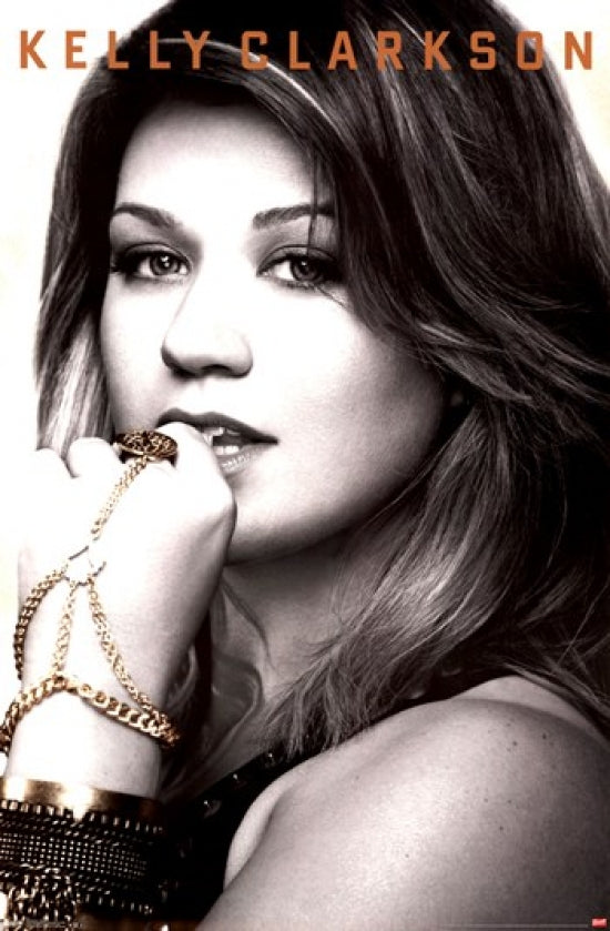 Kelly Clarkson Stronger Poster Print showcased in vibrant colors.