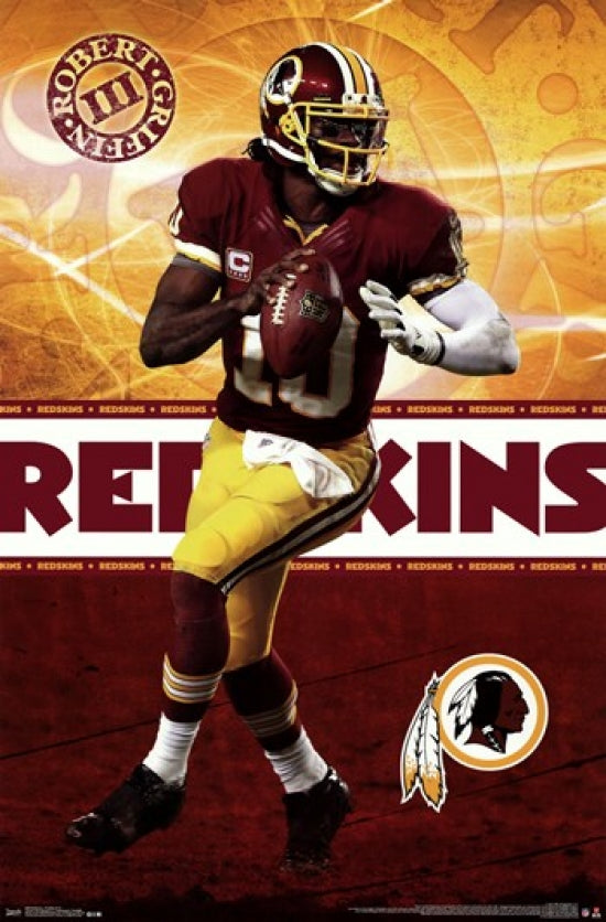 Robert Griffin III Washington Redskins poster print