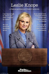Parks & Recreation Leslie Poster Print - 24x36