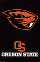 Oregon State University Logo 13 Rolled Poster Print