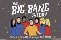 The Big Bang Theory - Boldly Go Rolled Poster Print