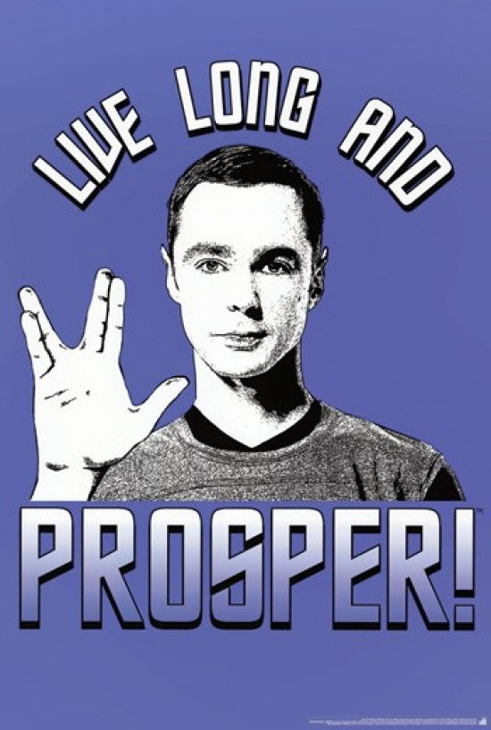 The Big Bang Theory - Live Long Poster Print (22x34)