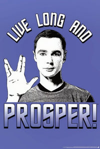 The Big Bang Theory - Live Long Poster Print (22x34)