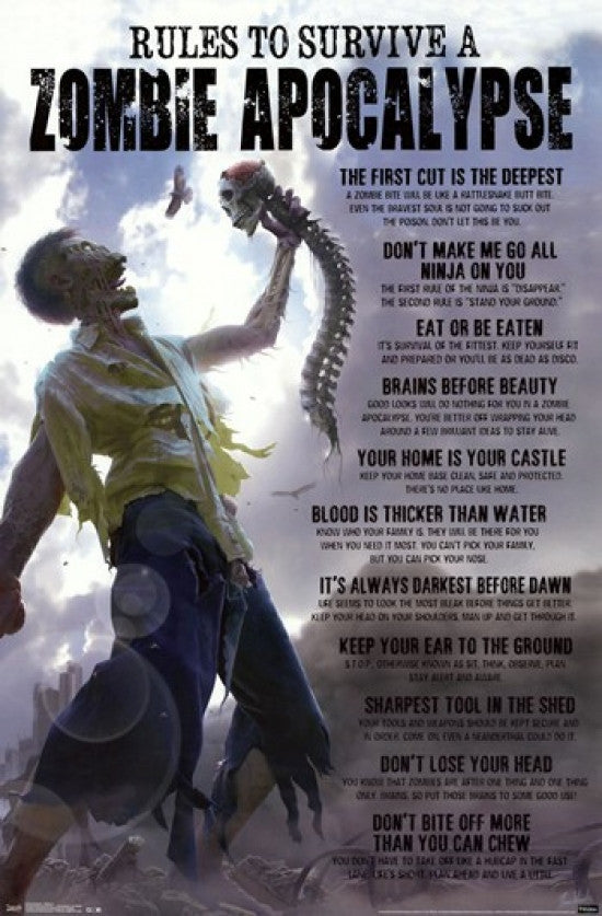 Zombies - Attack 2 Rolled Poster Print - Item # VARTIARP2182