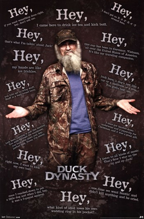 Duck Dynasty - Si Robertson Hey Poster Print (24x36)