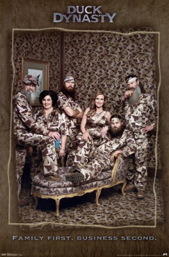 Duck Dynasty - Family First Rolled Poster Print