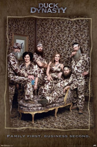 Duck Dynasty - Family First Rolled Poster Print