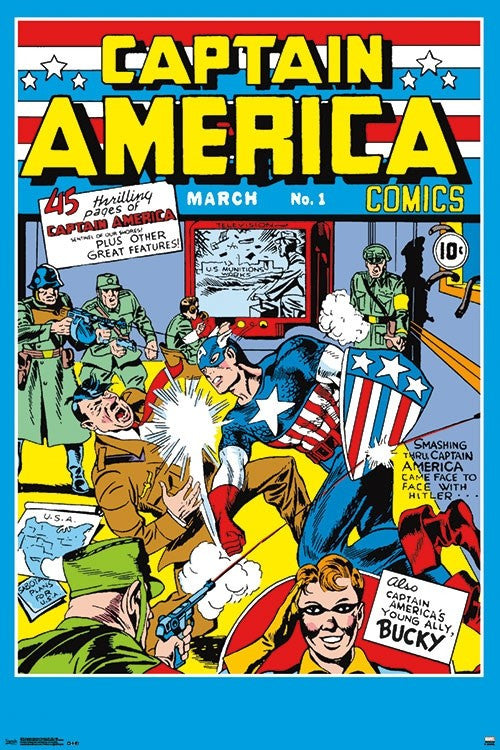 Captain America Comics #1 Poster Print 22x34