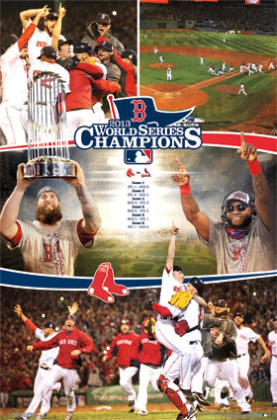 2013 Boston Red Sox World Series Celebration Poster Print
