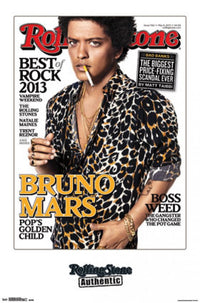 Bruno Mars Rolling Stone Poster Print - 24x36