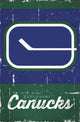 Vancouver Canucks Retro Logo Poster Print