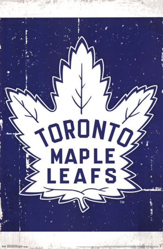 Toronto Maple Leafs Retro Logo Poster Print 22 x 34