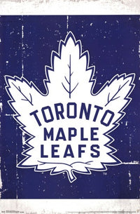 Toronto Maple Leafs Retro Logo Poster Print 22 x 34
