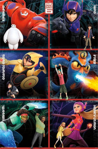 Disney Big Hero 6 - Heroes Grid Poster Print (22x34)