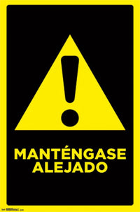 Manténgase Alejado (Keep Out) Poster - 22 x 34 inches