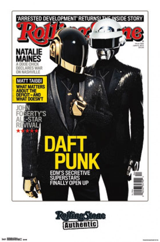 Rolling Stone Daft Punk Poster Print 22x34