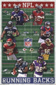 NFL Running Backs 13 Poster Print featuring dynamic football imagery.