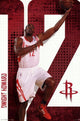 Houston Rockets Dwight Howard 2013 Poster Print, vibrant basketball artwork.