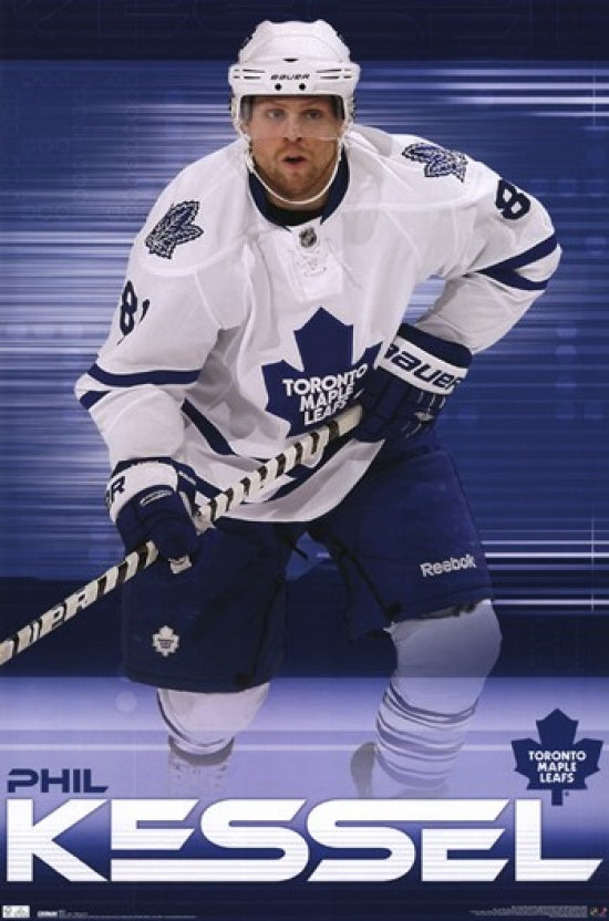 Maple Leafs P. Kessel Poster Print showcasing vibrant colors and action.